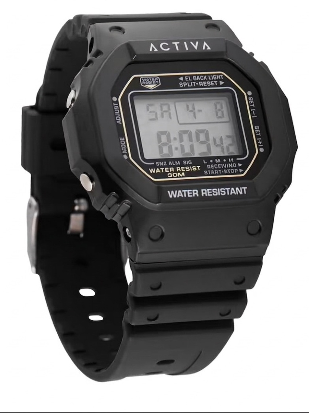 Activa Retro X Invicta Men's Digital Watch - 44.5mm. Black (ACW424-002)